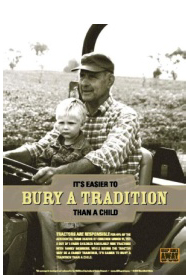 It's easier to bury a tradition than bury a child poster