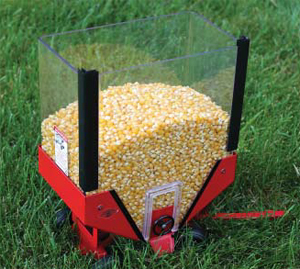 grain wagon with popping corn