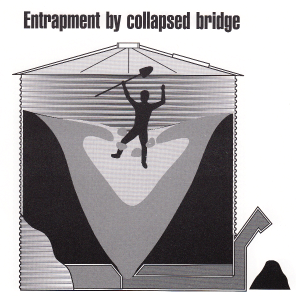 Entrapment by collapsed bridge: Figure 3 graphic