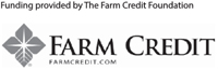 Funding is provided by The Farm Credit Foundation logo