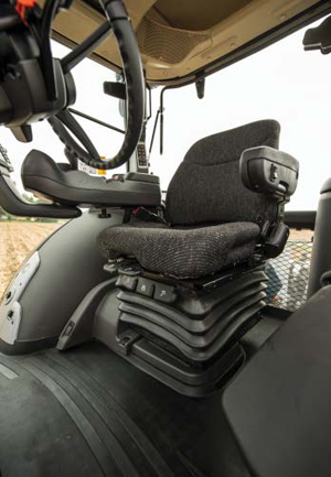 Photo of a Tractor seat and interior 