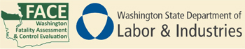 Washington FACE report logo and Washington Labor and Industries logo