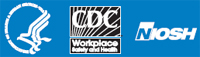 logos for department of health and human services and niosh and cdc