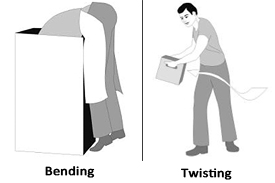 images of a person bending and twisting 