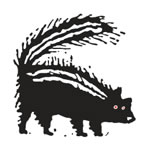 illustration of a skunk