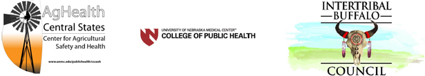 Aghealth Central States, UNCollege of Public Health, Intertribal buffalo council logos