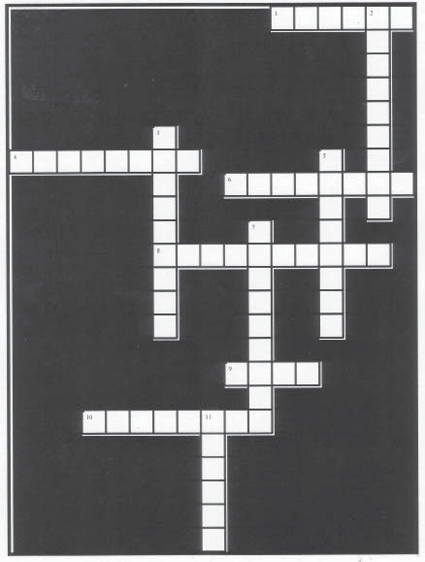 crossword puzzle