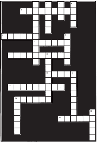 crossword puzzle