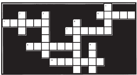 crossword puzzle