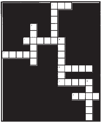 crossword puzzle