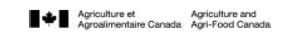 logos: Agriculture et agroalimenaire Canada, agriculture and agri-food canada