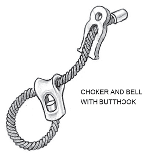 choker and bell with butthook image