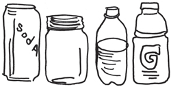 Children drink bottles