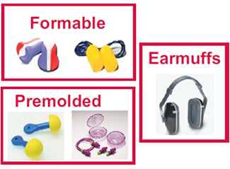 Formable, premolded, earmuffs pictures